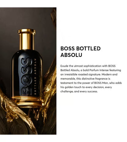 Hugo Boss Bottled Absolu Parfum 100ml 3.3 fl oz Men’s Intense Woody Amber Luxury Fragrance
