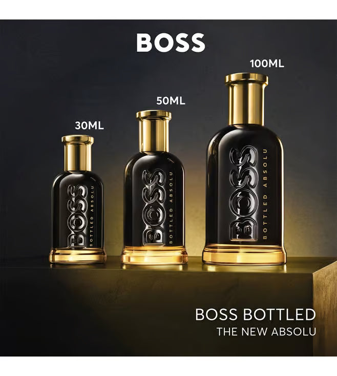 Hugo Boss Bottled Absolu Parfum 100ml 3.3 fl oz Men’s Intense Woody Amber Luxury Fragrance