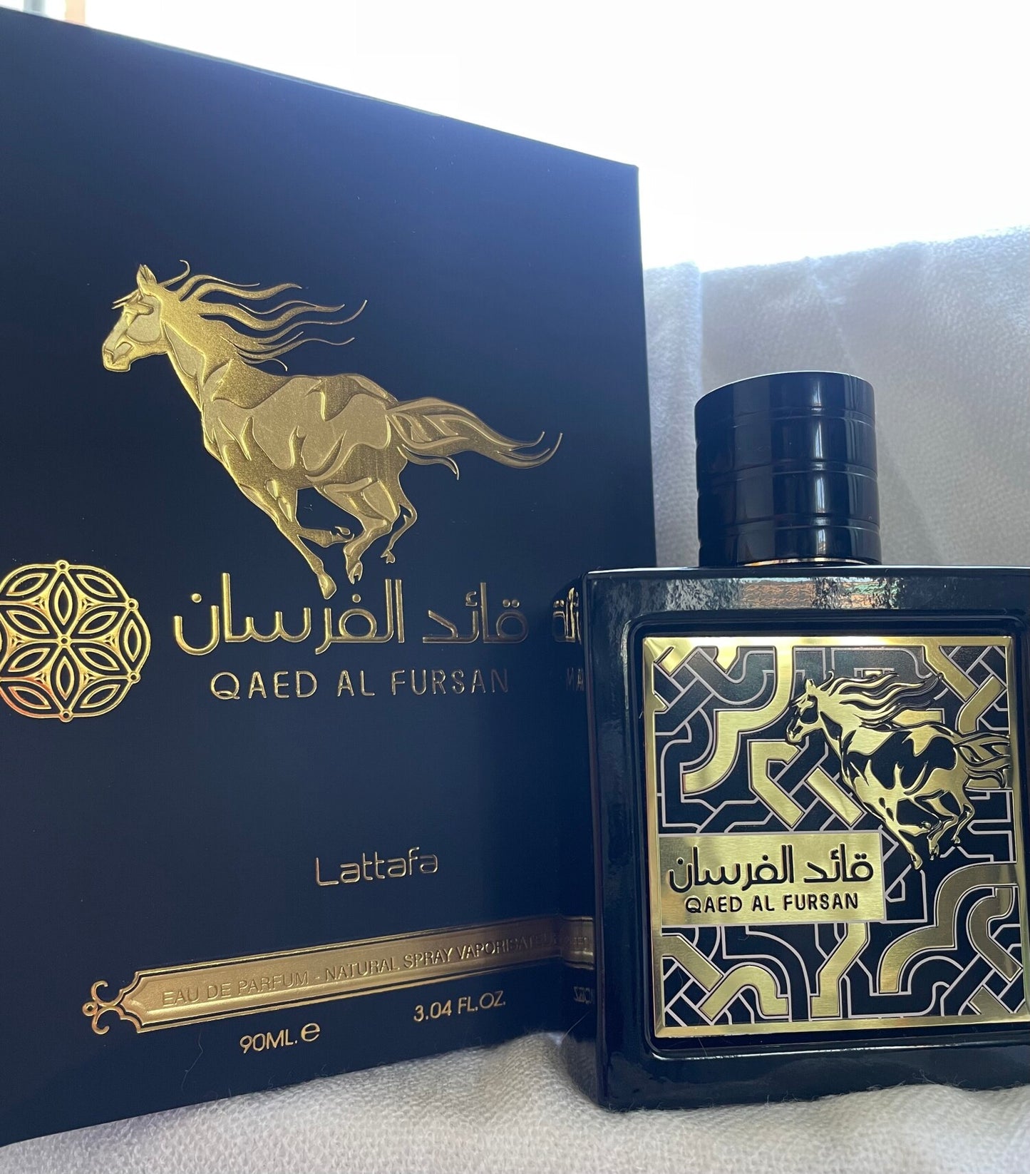 Lattafa Qaed Al Fursan Eau de Parfum 90ml – Fruity Woody Luxury Unisex Fragrance