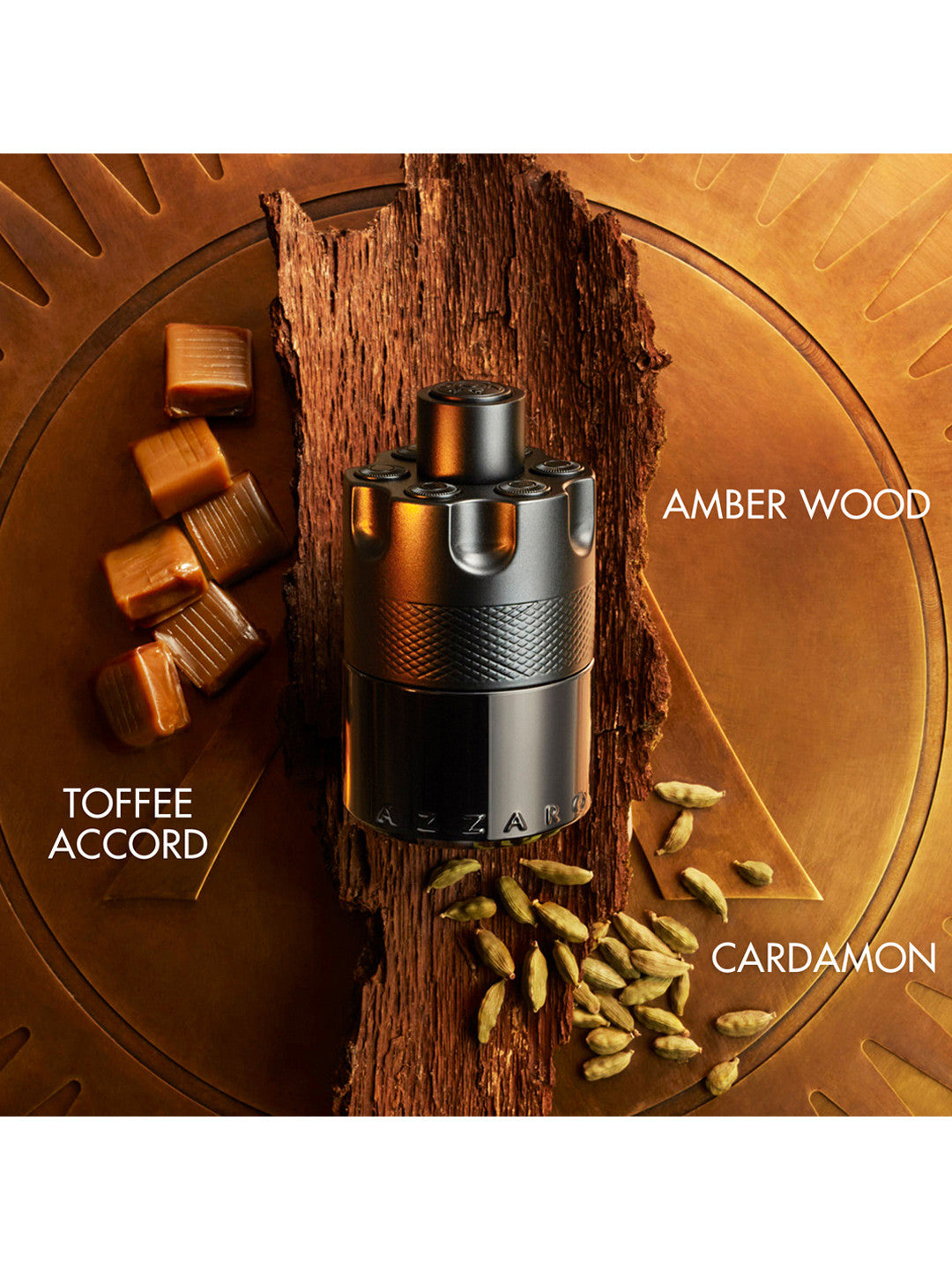 Azzaro The Most Wanted Eau de Parfum Intense 100ml 3.4 fl oz Men’s Spicy Amber Woody Night Fragrance