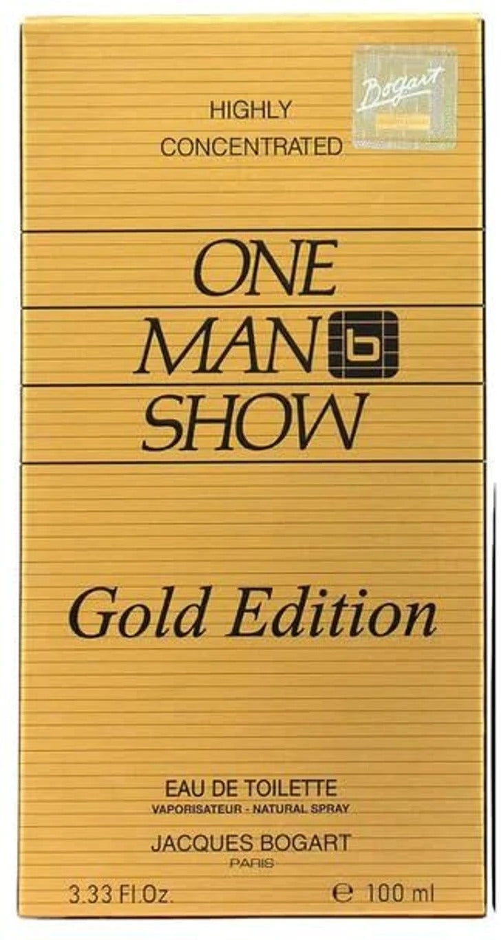 Jacques Bogart One Man Show Gold Edition Eau De Toilette 100ml for Men Elegant Bold Classic Fragrance
