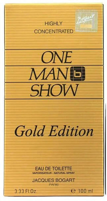 Jacques Bogart One Man Show Gold Edition Eau De Toilette 100ml for Men Elegant Bold Classic Fragrance