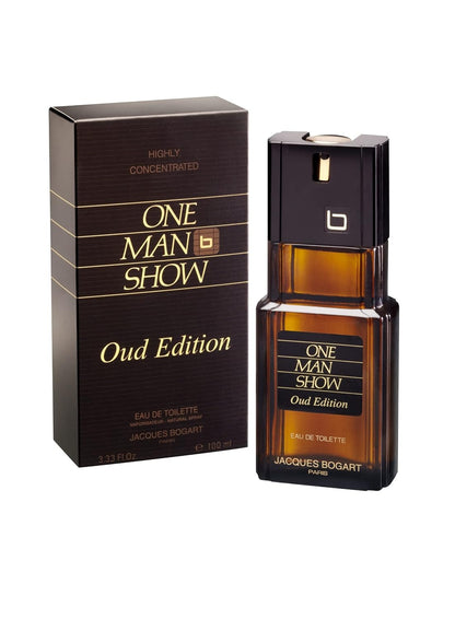 Jacques Bogart One Man Show Oud Edition Eau De Toilette 100ml for Men Rich Woody Oud Masculine Fragrance