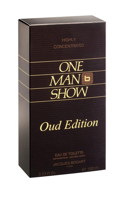Jacques Bogart One Man Show Oud Edition Eau De Toilette 100ml for Men Rich Woody Oud Masculine Fragrance