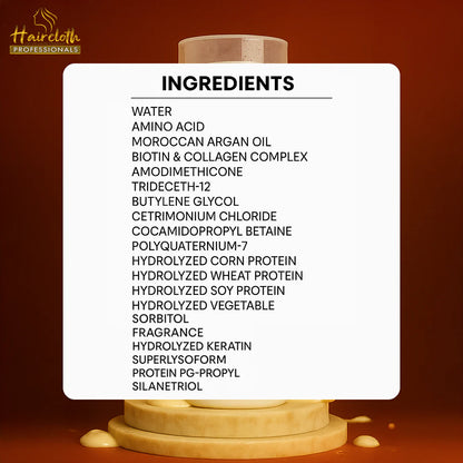 Haircloth Professionals The Plastia Treatment Anti Aging Keratin Repair Hair Treatment Smooth Hydrate Rejuvenate with Natural Ingredients