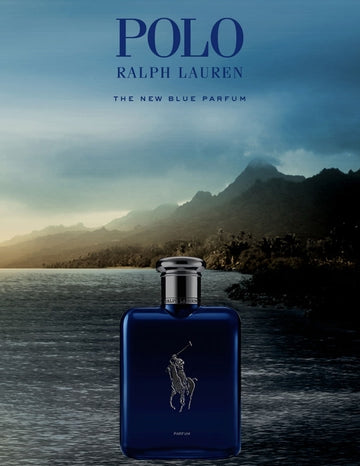 Polo Ralph Lauren Blue Parfum 125ml 4.2 fl oz Men’s Fresh Woody Long Lasting Premium Fragrance