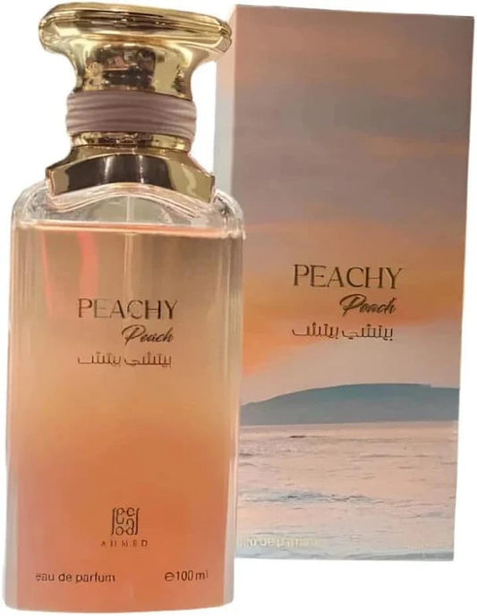 Ahmed Al Maghribi Peachy Peach Eau De Parfum 100ml – Juicy Fruity Perfume for Men & Women
