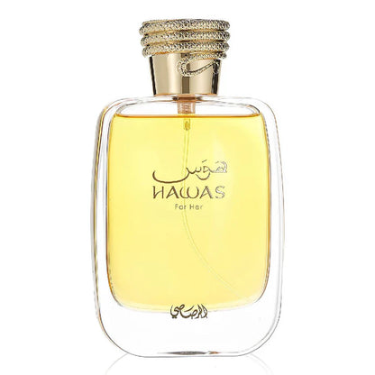 Rasasi Hawas For Her Eau de Parfum for Women 100ml – Fruity Floral Luxury Fragrance