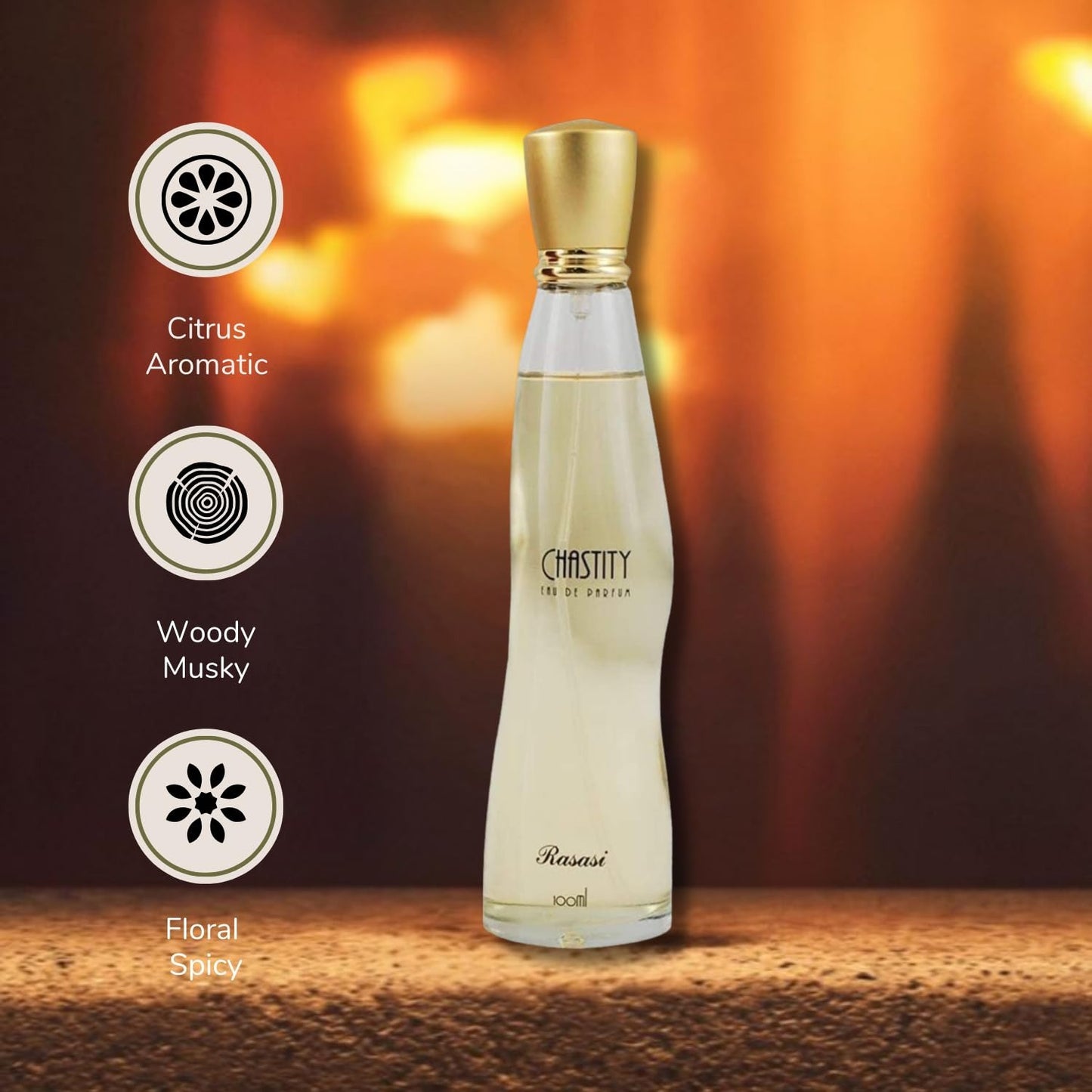 Rasasi Chastity Eau De Parfum 100ml for Women – Elegant Fresh Long Lasting Perfume