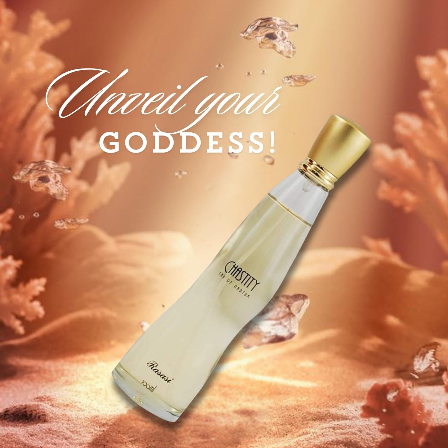 Rasasi Chastity Eau De Parfum 100ml for Women – Elegant Fresh Long Lasting Perfume