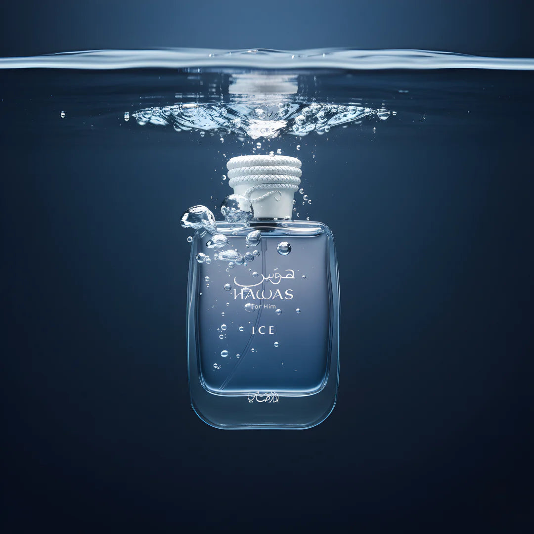 Rasasi Hawas Ice Eau de Parfum for Men 100ml – Fresh Aquatic Citrus Fragrance
