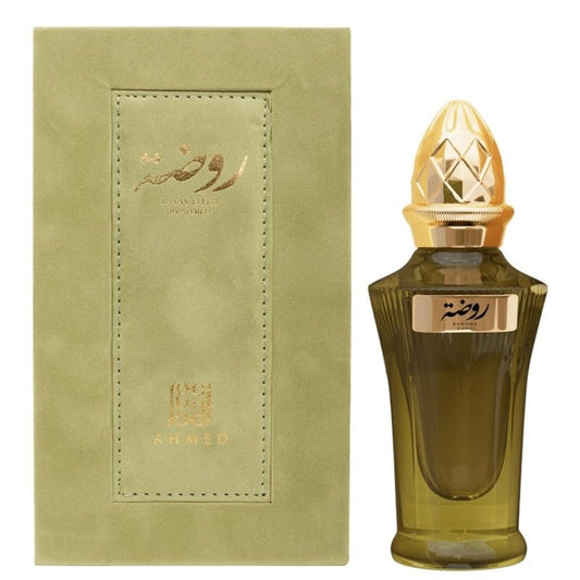 Ahmed Rawdha Eau De Parfum 50ml – Long Lasting Unisex Arabic Perfume with Floral & Musky Notes