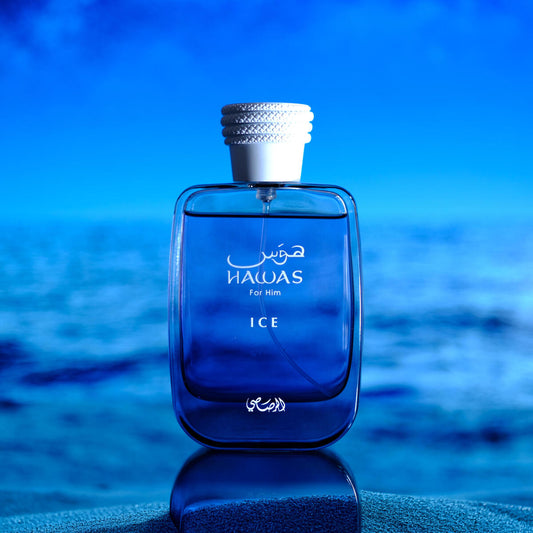 Rasasi Hawas Ice Eau de Parfum for Men 100ml – Fresh Aquatic Citrus Fragrance