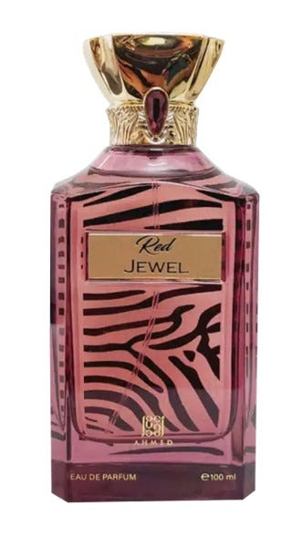 Ahmed Al Maghribi Red Jewel Eau De Parfum 100ml – Long Lasting Spicy Woody Perfume for Men