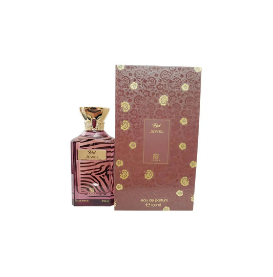 Ahmed Al Maghribi Red Jewel Eau De Parfum 100ml – Long Lasting Spicy Woody Perfume for Men