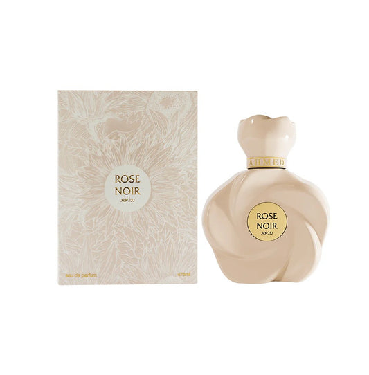 Rose Noir By Ahmed Al Maghribi Eau De Parfum 75ml – Elegant Floral Rose Perfume for Women
