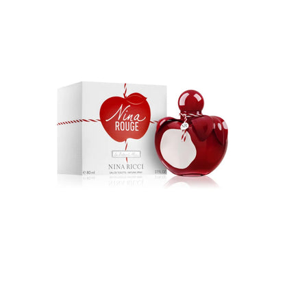 Nina Ricci Nina Rouge Eau de Toilette for Women 80ml – Sweet Fruity Floral Fragrance