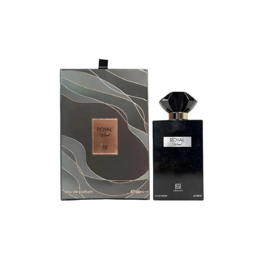Ahmed Al Maghribi Royal Wood Eau De Parfum 100ml – Elegant Woody Oriental Perfume for Men & Women