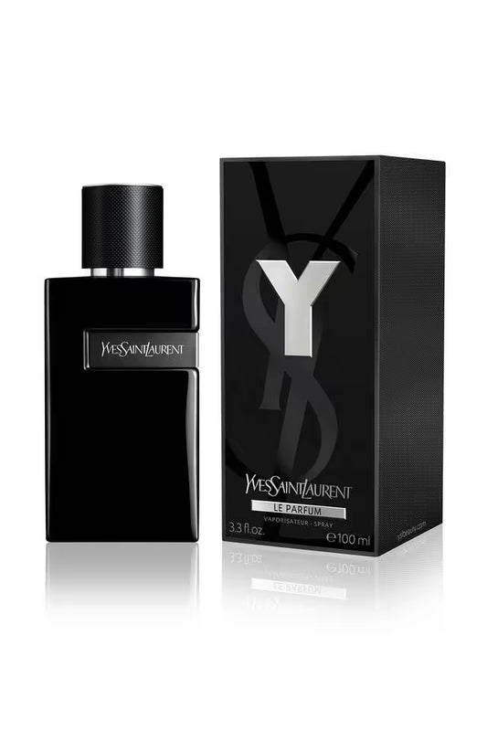 Black YSL perfume bottle and packaging on a white background Yves Saint Laurent Y Le Parfum 100 ml (3.3 fl.oz)