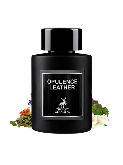 Maison Alhambra Opulence Leather Eau de Parfum – Smoky Leather Luxury Unisex Fragrance