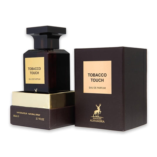 Maison Alhambra Tobacco Touch Eau De Parfum 80ml for Men & Women – Warm, Spicy, and Smoky Scent