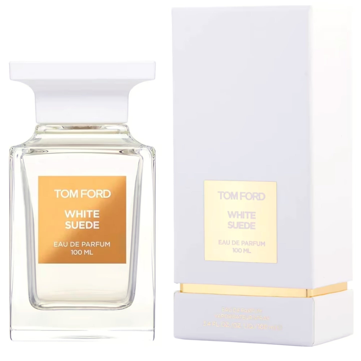 Tom Ford White Suede Eau de Parfum 100ml 3.4 fl oz Luxury Unisex Soft Musky Leather Signature Fragrance