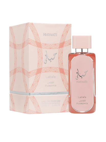Lattafa Hayaati Florence Eau de Parfum 100ml | Floral Fruity Luxury Women’s Fragrance
