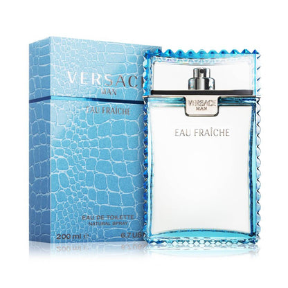 Versace Man Eau Fraiche Eau de Toilette for Men 100ml – Fresh Aquatic Citrus Fragrance