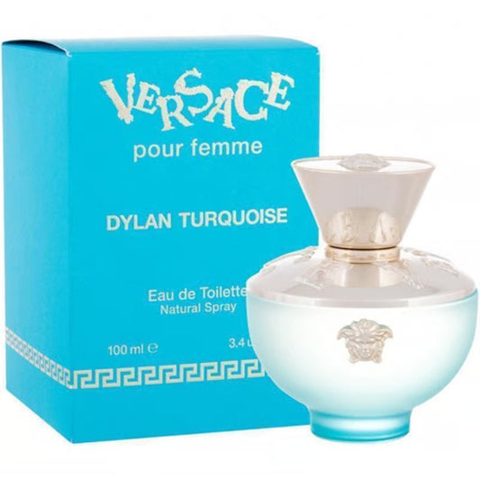 Versace Pour Femme Dylan Turquoise Eau De Toilette 100ml For Women – Fresh, Elegant & Vibrant Designer Fragrance