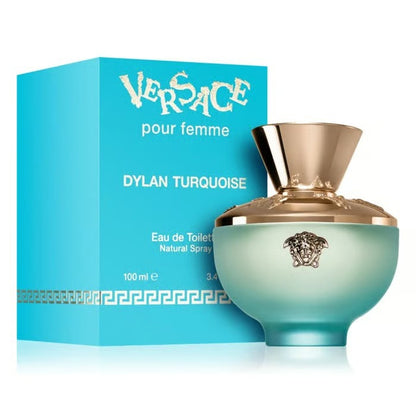 Versace Pour Femme Dylan Turquoise Eau De Toilette 100ml For Women – Fresh, Elegant & Vibrant Designer Fragrance