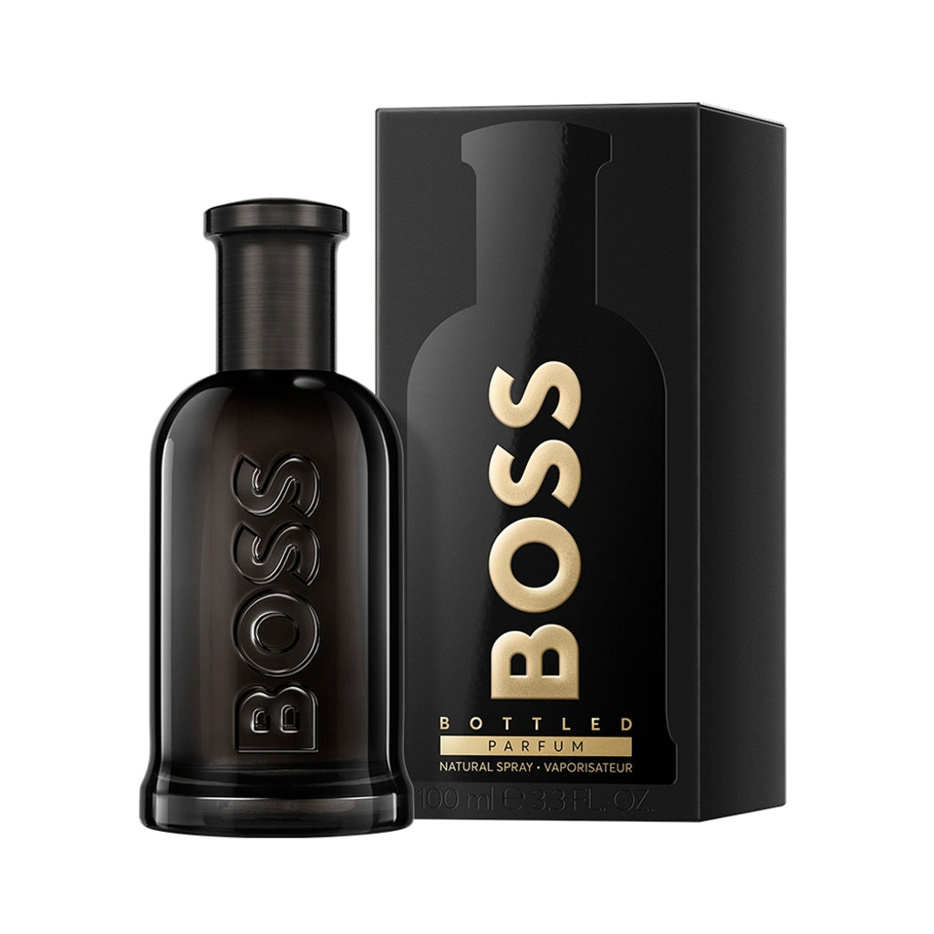 Hugo Boss Bottled Parfum 100ml 3.3 fl oz Men’s Intense Woody Amber Luxury Fragrance