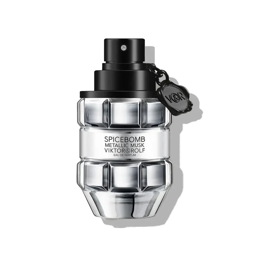 Viktor & Rolf Spicebomb Metallic Musk Eau de Parfum 90ml 3.04 fl oz Intense Musky Woody Men’s Perfume