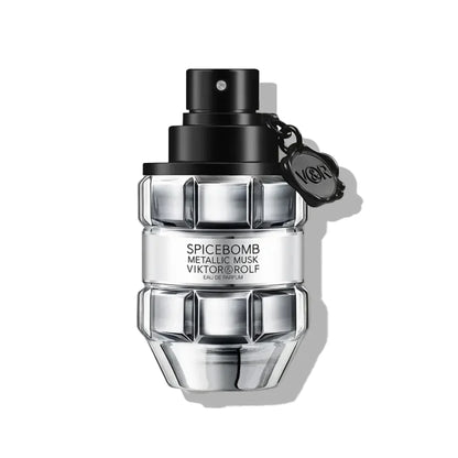 Viktor & Rolf Spicebomb Metallic Musk Eau de Parfum 90ml 3.04 fl oz Intense Musky Woody Men’s Perfume