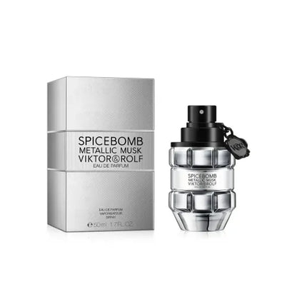 Viktor & Rolf Spicebomb Metallic Musk Eau de Parfum 90ml 3.04 fl oz Intense Musky Woody Men’s Perfume