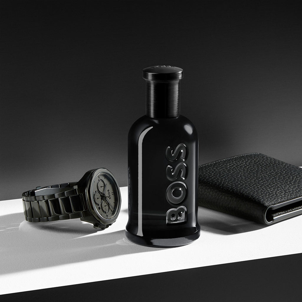 Hugo Boss Bottled Parfum 100ml 3.3 fl oz Men’s Intense Woody Amber Luxury Fragrance