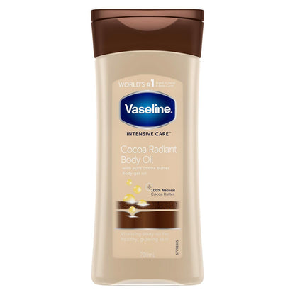 Vaseline Vaseline Intensive Care Cocoa Radiant Body Gel Oil, 6.8 Ounce/ 200ml