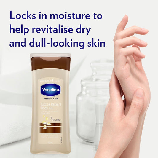 Vaseline Vaseline Intensive Care Cocoa Radiant Body Gel Oil, 6.8 Ounce/ 200ml