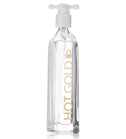 United Colors Of Benetton Hot Gold Eau De Toilette for Women 100ml – Warm, Elegant & Long-Lasting Floral Fragrance
