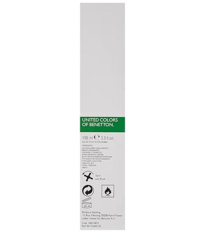 United Colors Of Benetton Hot Gold Eau De Toilette for Women 100ml – Warm, Elegant & Long-Lasting Floral Fragrance