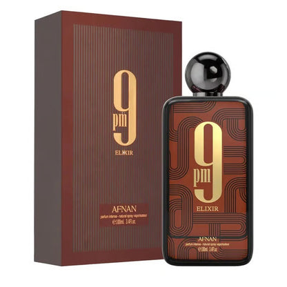 Afnan 9PM Elixir Extrait de Parfum 100ml – Amber Vanilla Men’s Luxury Fragrance