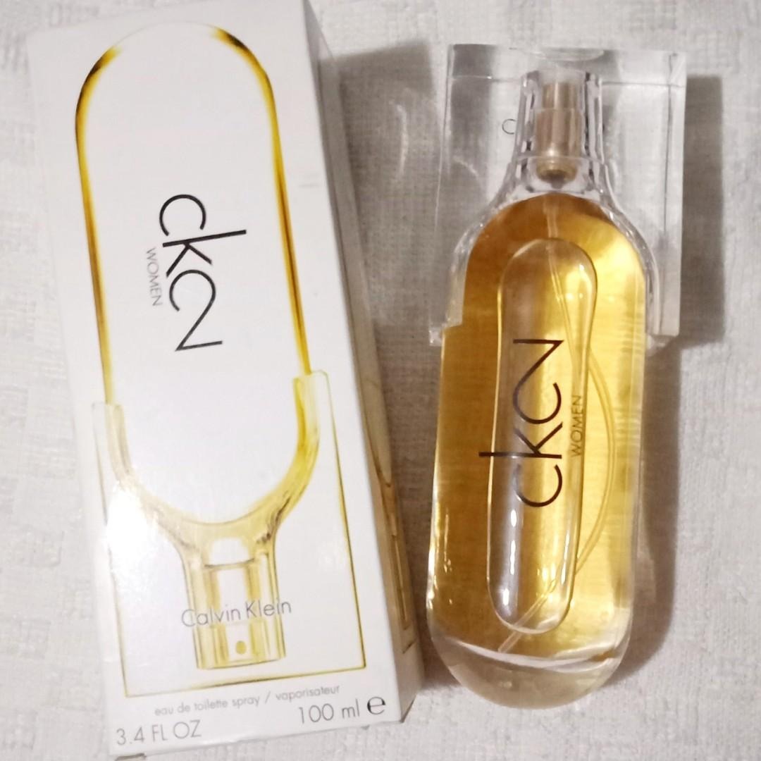 Calvin Klein CK2 Eau De Toilette 100ml – Long-Lasting Fresh Floral Woody Luxury Designer Perfume
