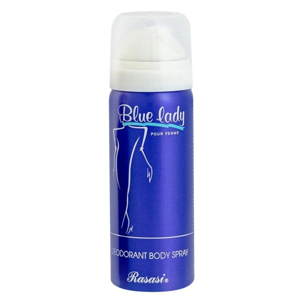 Rasasi Blue Lady Eau De Parfum 40ml With Free Deodorant Spray – Long-Lasting Floral Designer Perfume For Women