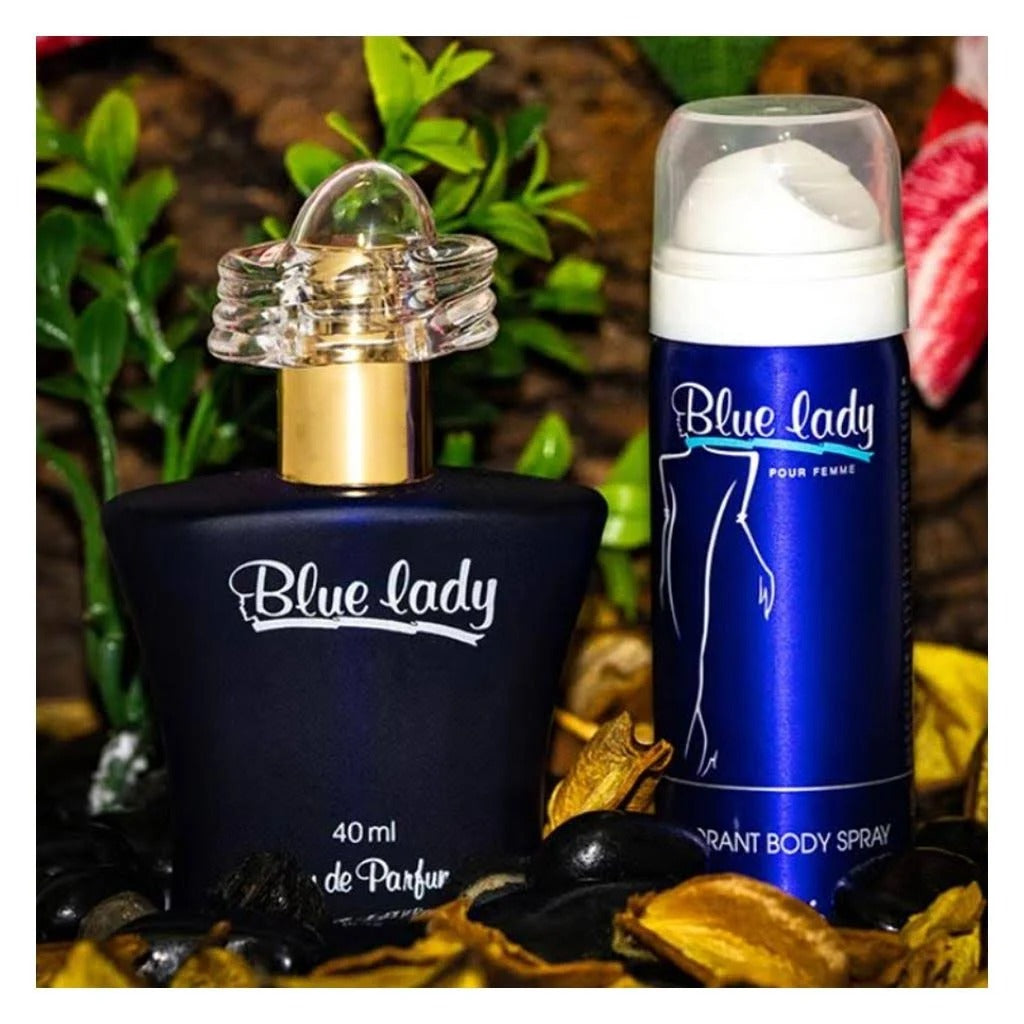 Rasasi Blue Lady Eau De Parfum 40ml With Free Deodorant Spray – Long-Lasting Floral Designer Perfume For Women