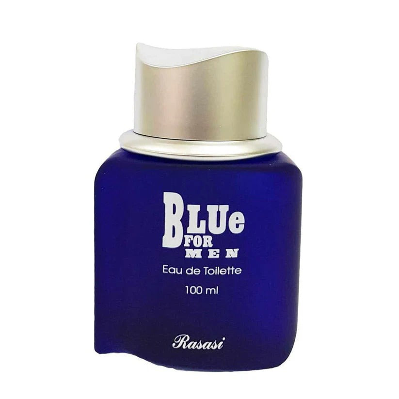 Rasasi Blue for Men Eau De Parfum 100ml – Long-Lasting Fresh Woody Aromatic Designer Perfume