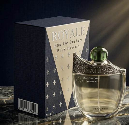 Rasasi Royale Pour Homme Eau De Toilette 75ml – Long-Lasting Classic Woody Aromatic Designer Perfume For Men