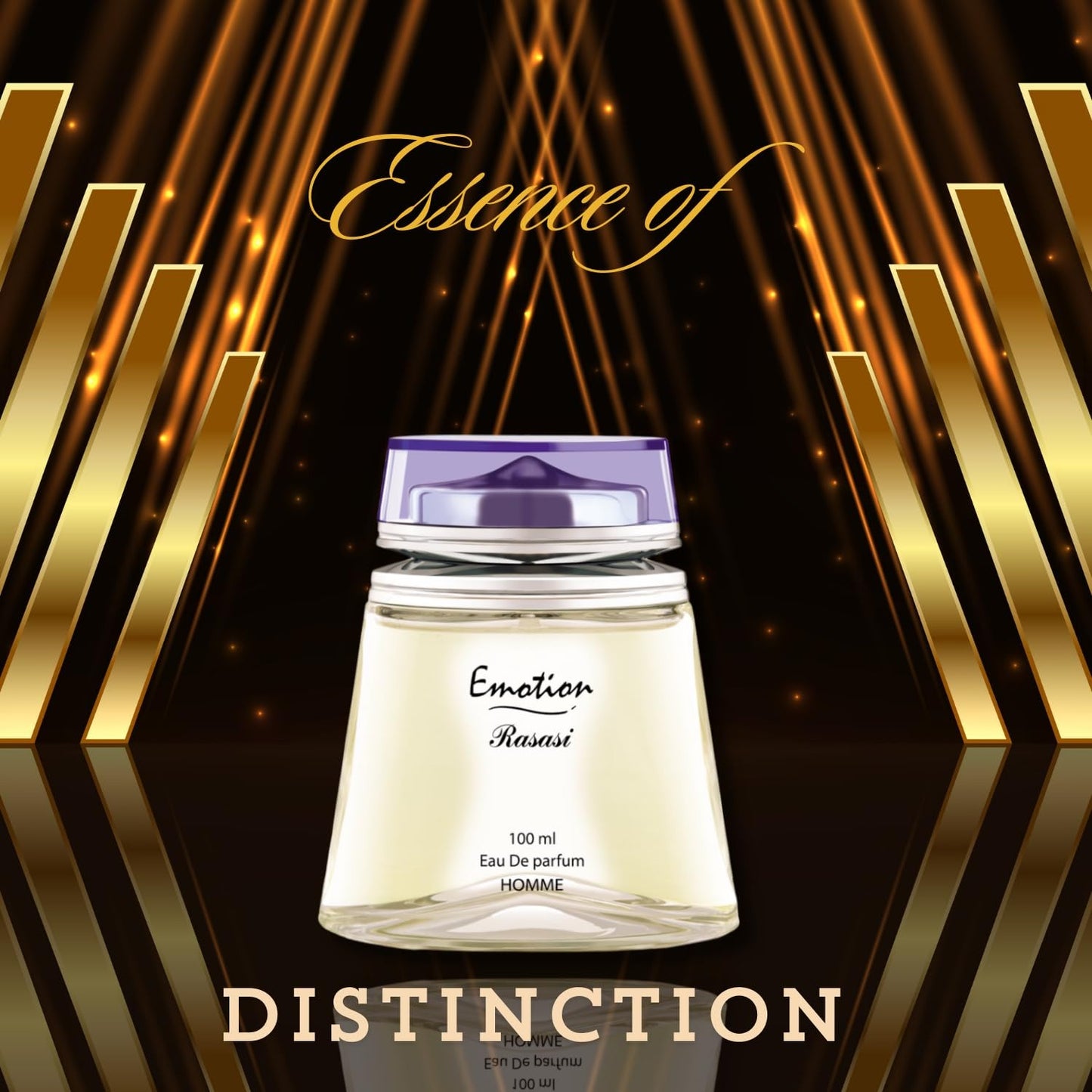 Rasasi Emotion Eau De Parfum 100ml – Long-Lasting Woody Aromatic Designer Perfume For Men
