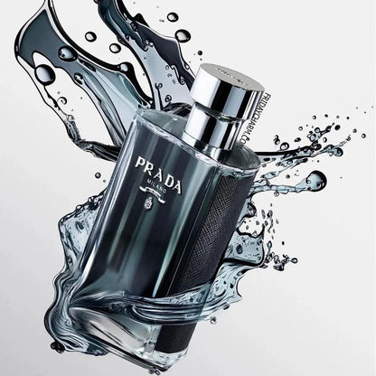 Prada L'Homme eau de toilette 100ml for men – long-lasting clean woody aromatic luxury designer fragrance