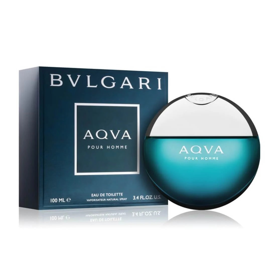 Bvlgari Aqva Pour Homme Eau De Toilette 90ml For Men – Long-Lasting Fresh Aquatic Aromatic Luxury Designer Fragrance