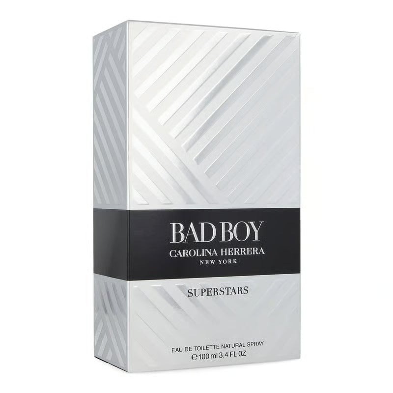 Carolina Herrera Bad Boy Superstars Eau De Toilette 100ml For Men – Bold, Aromatic & Woody Luxury Designer Fragrance