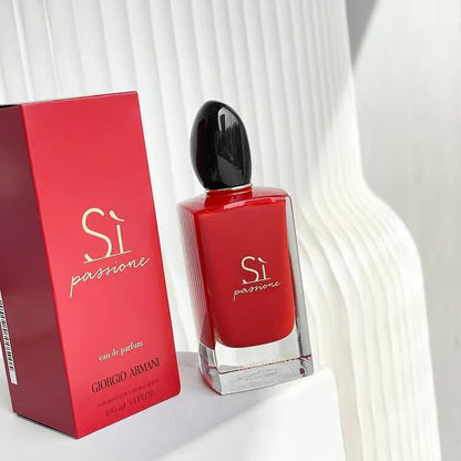 Giorgio Armani Sì Passione Eau De Parfum 100ml For Women – Elegant Fruity Floral Long-Lasting Luxury Designer Fragrance